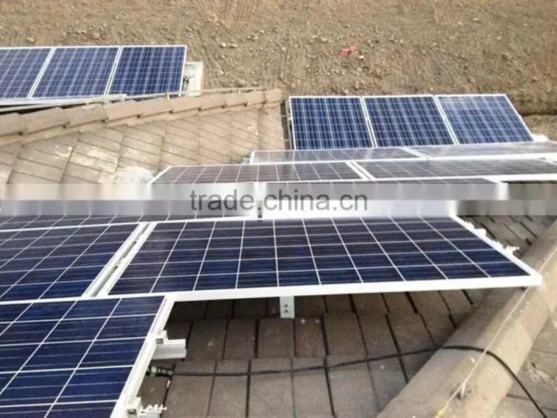 Brand protection roof grid-tied solar home power system