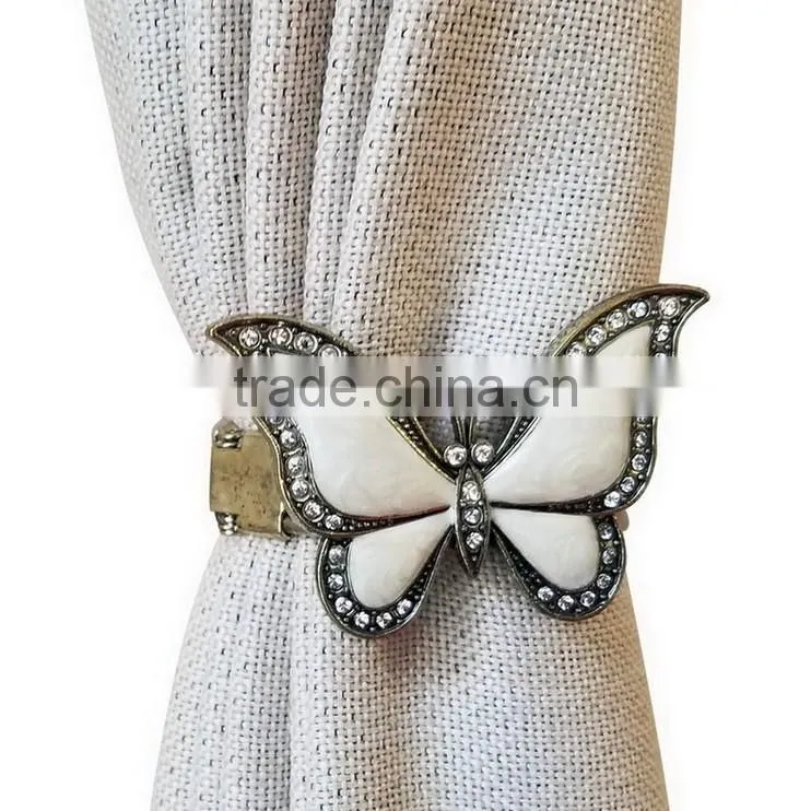decorative curtain accessary, bufferfly curtain buckle curtain clasps