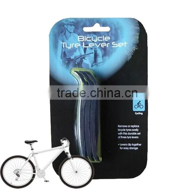 New arrival bike steel tools plastic bicycle tyre lever set