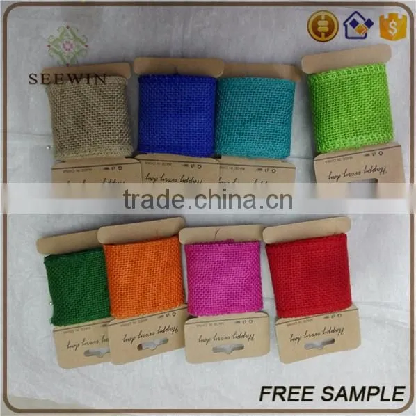 2016 wholesale natural jute flower packing