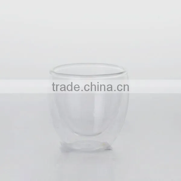 double wall wholesale 2.5oz heat resistance shot glass