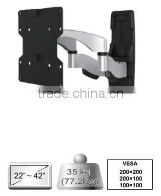 NEW HOT 22 TO 42 INSCH Swivel 60 degree Ultra Slim LED TV Wall Mount