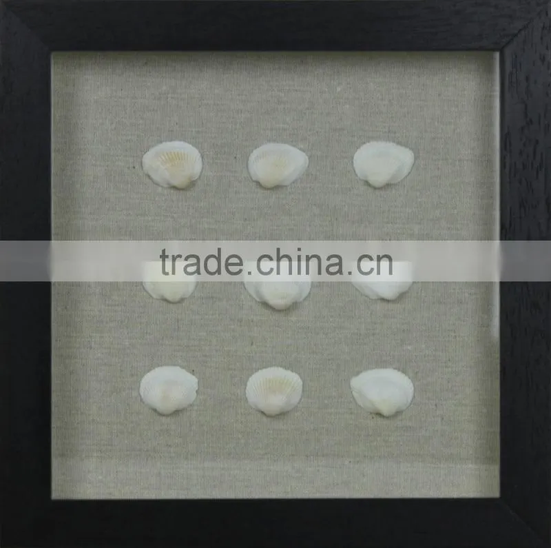 Cheap Sea Shell Wooden Artwork Wall Mounted Home Mediterranean Decor