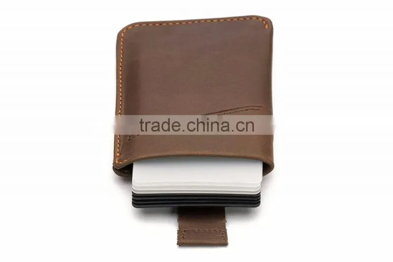 Leather Card Sleeve Wallet