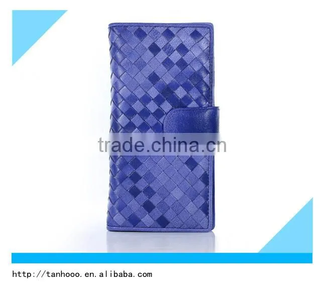 Top Grade New Design Handmade long Leather Wallet