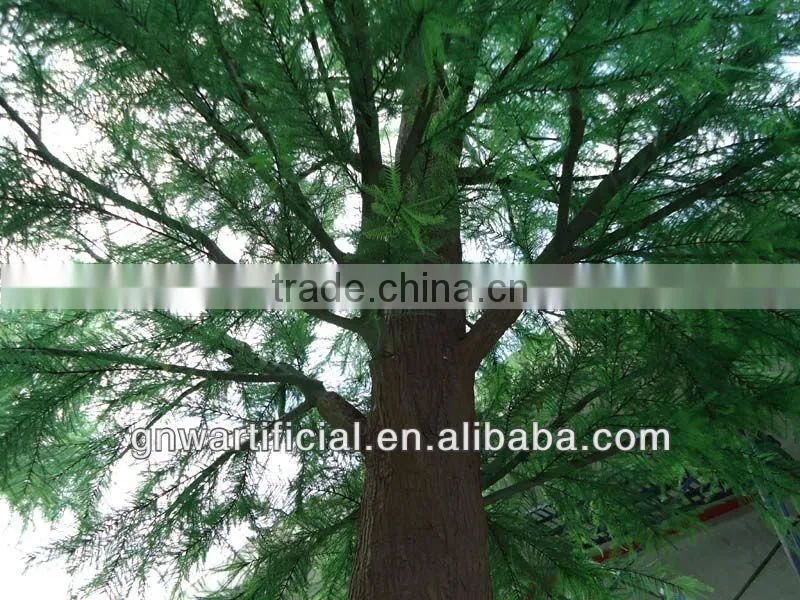 BTR021 GNW Artificial Cypress Outdoor Tree plants for sale 18ft high for landscaping decoration