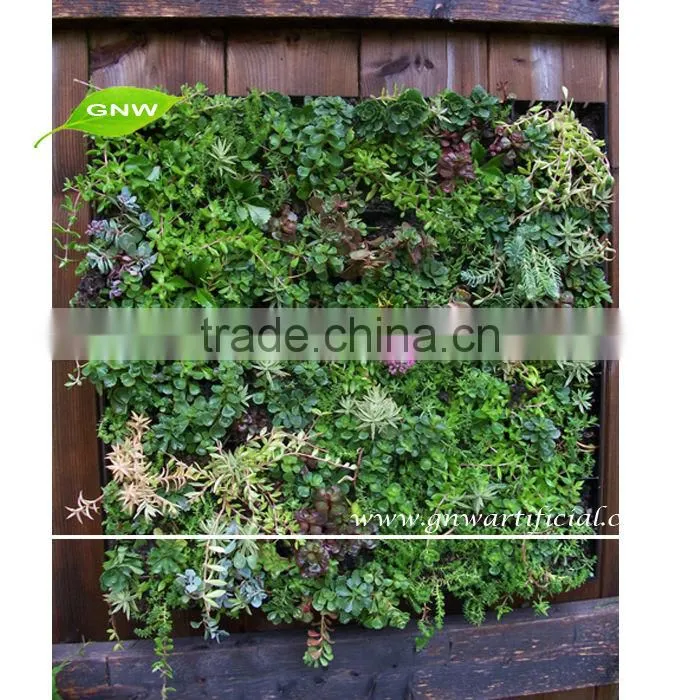 GNW GLW034 artificialgarden ornament vertical wall mounted for garden decoration