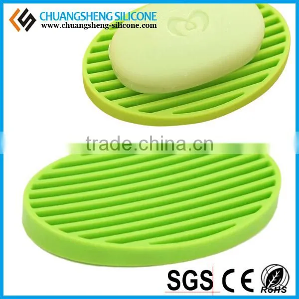 Eco-friendly silicone soap dish case