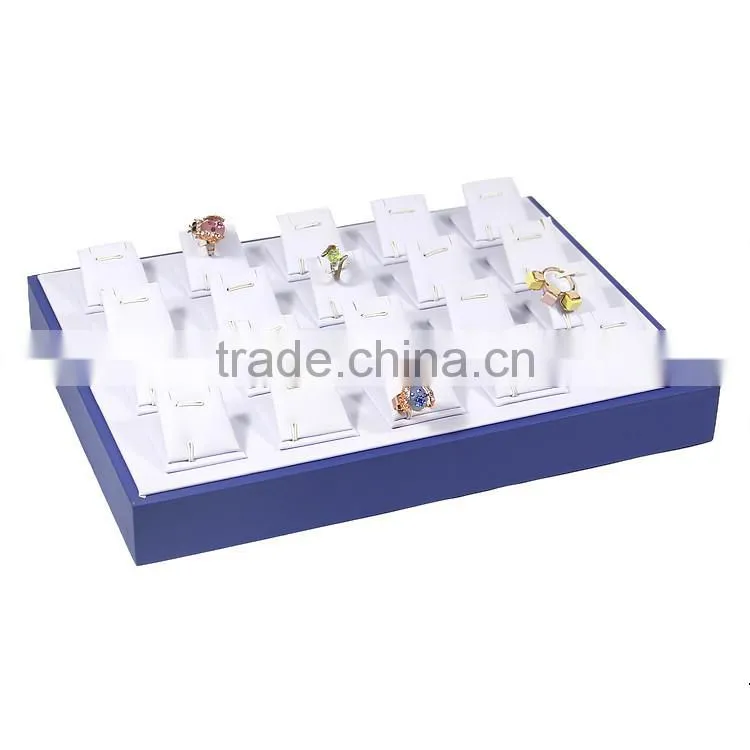 Leather Simple Jewelry Display Ring Tray(HZ-12)