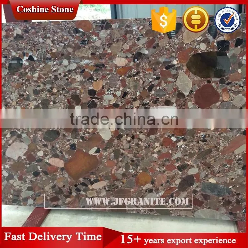 Jianfa luxury color pearl stone slab
