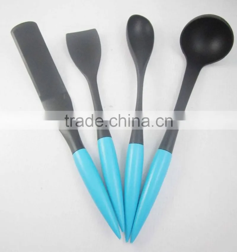 4pcs High Quality Nylon Kitchenware Light Blue Kitchen Utensil Set