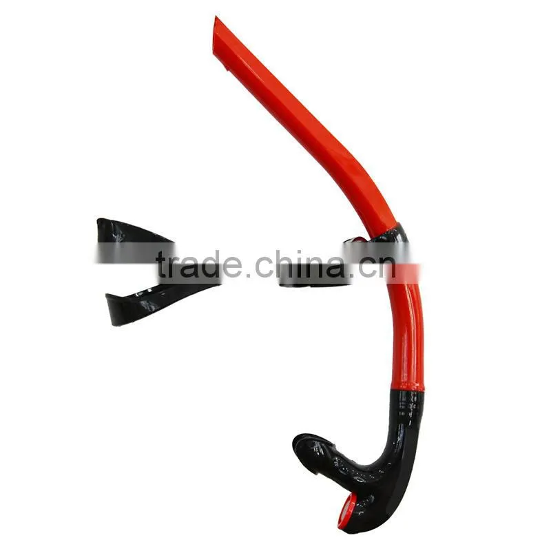 Professional Bendable Silicone Blue Swimming Frontal Snorkel for Adult, US patened(SK-300)