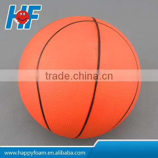Promotion cheap PU foam stress bouncing basketball