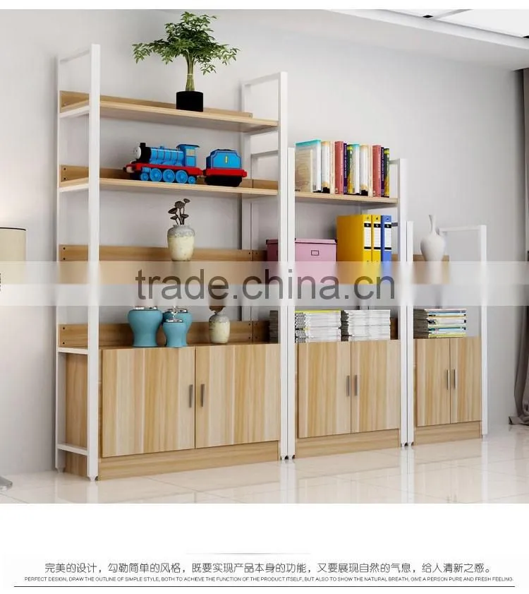 Steel-wood bookshelf