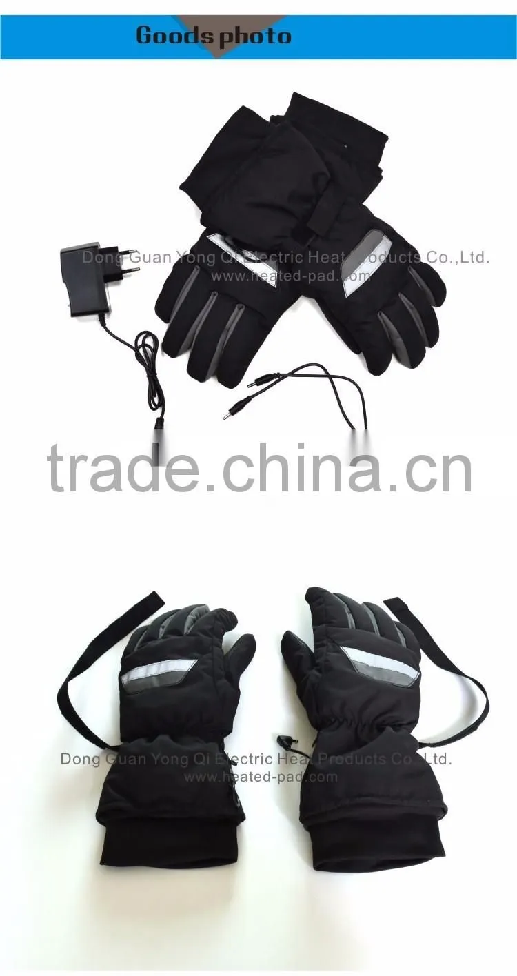 battery heated gloves for outdoor skiing