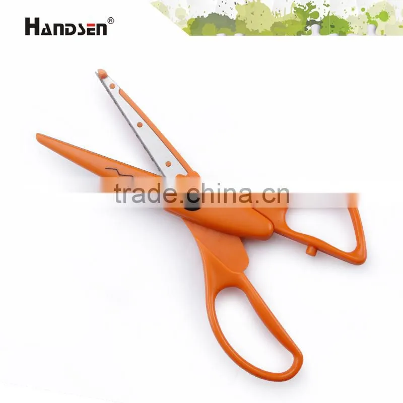 7-1/2" zigzag scissors pattern cutting scissors