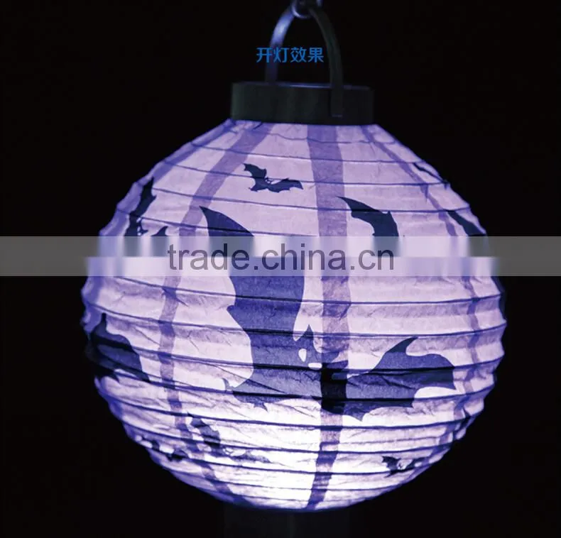 Halloween LED Lantern LED pumpkin Lantern LED paper Lantern wholesale