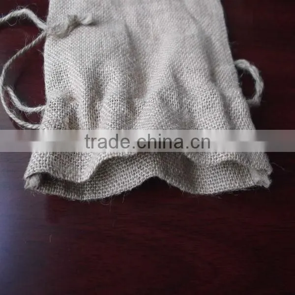 100% jute drawstring burlap bags wholesale