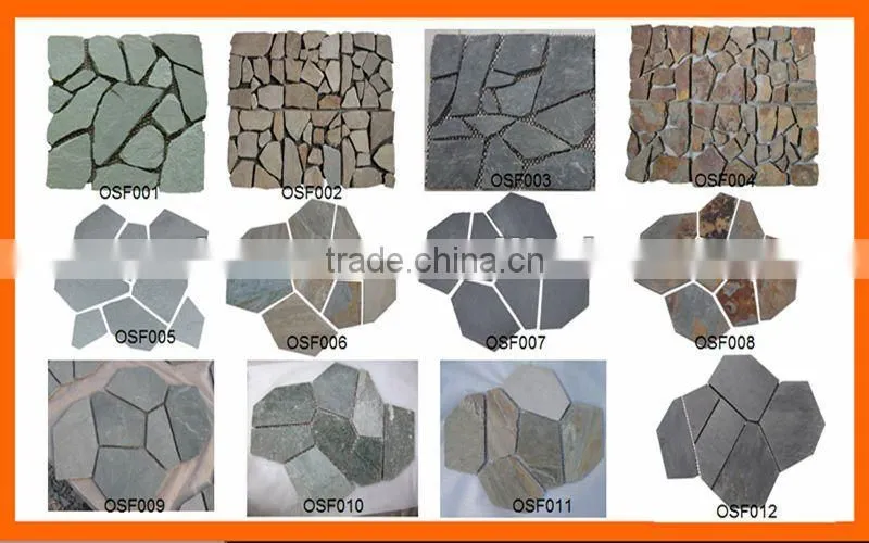 Random Meshed Slate Paving Stone
