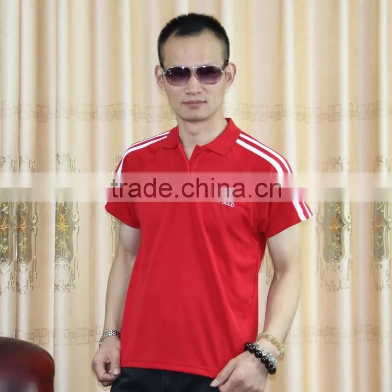 Custom 100% Polyester Dry Fit Mens Quick Dry Polo Shirt Wholesale sport polo shirt