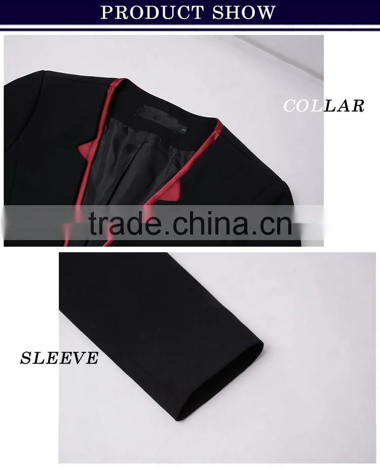 2017 hot sale ladies suits office uniform designs for women
