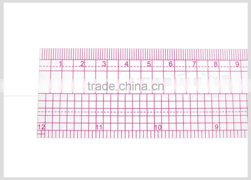 Factory wholesale 40cm*16" plastic Fabric garment ruler for sewing students and fashion designers #B-66