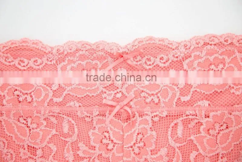 Custom Best Quality 95% Cotton 5% Spandex with Lace Sexy Fancy Woman Underwear
