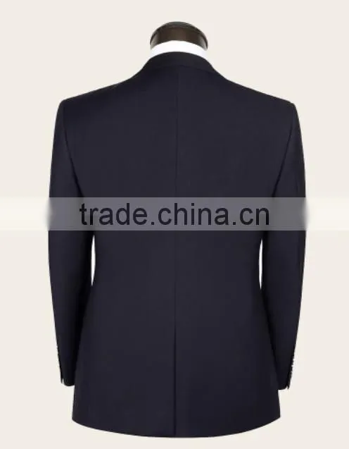 new designs men blue suit pant coat