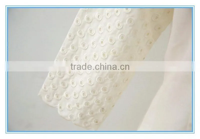 Ladies Formal Mesh Suits Embroidery White Elegant Blouse And Skirt Sets
