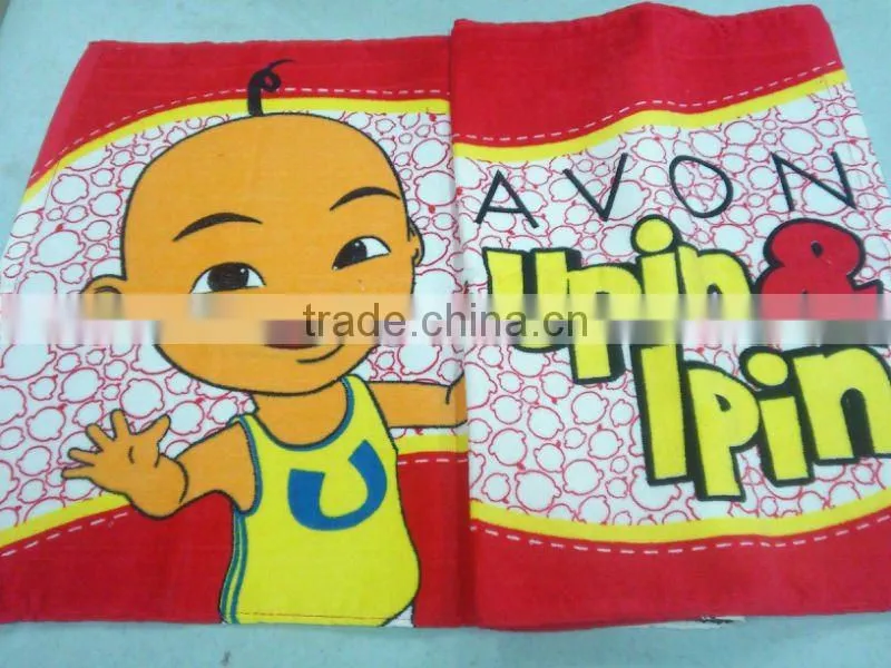 Kid Bath Towel with reactive printed