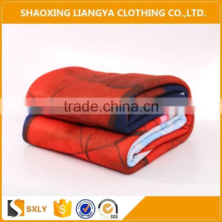wholesale digital printing fleece blanket, borrego blanket king