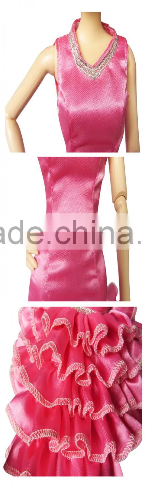 Custom make spanish style dress for 12 inch fashion doll