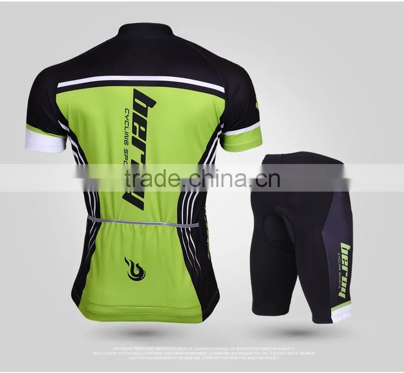 BEROY China Custom Bicycle Jersey Set Mens, Short Sleeve Trek Activewear