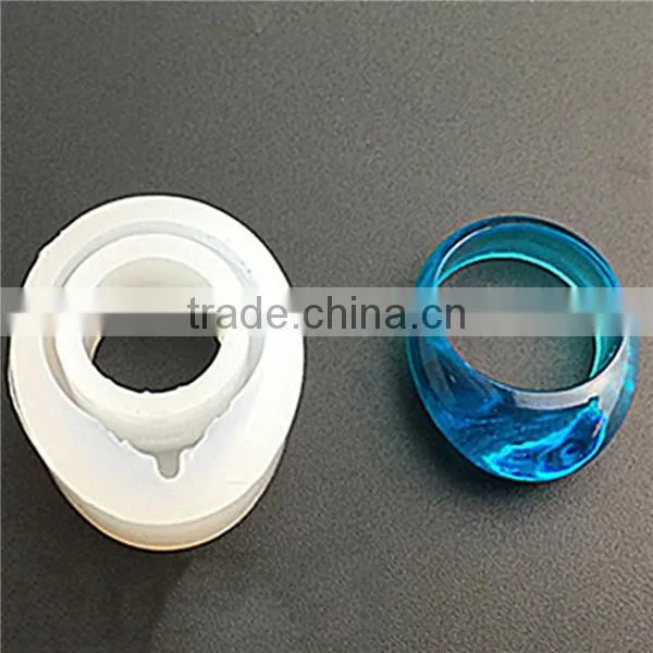 Silicone Resin Mold Finger Ring White 29mm x 25mm