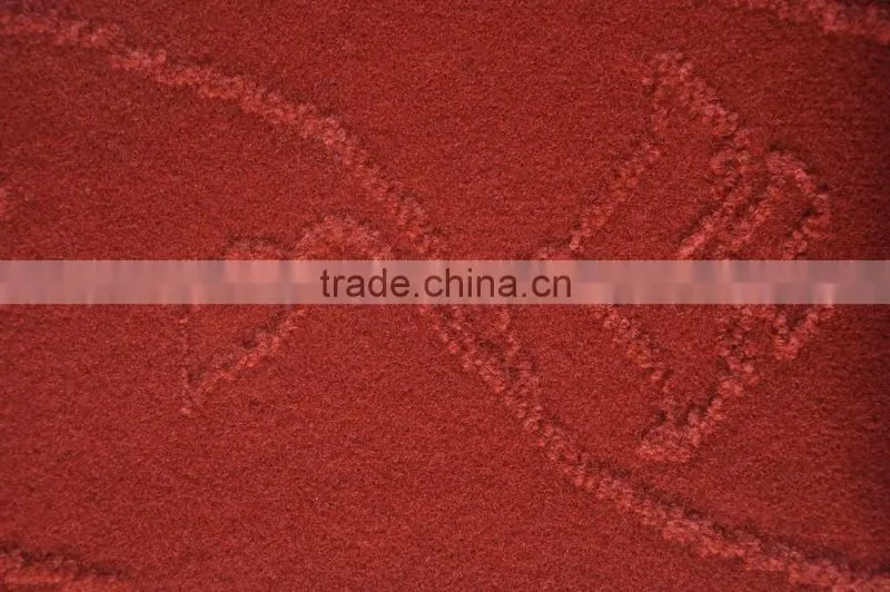 nonwoven polyester single Velour Jacquard carpet