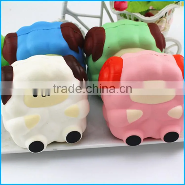 High quality super soft slow rising toys PU squishy alpaca for kids