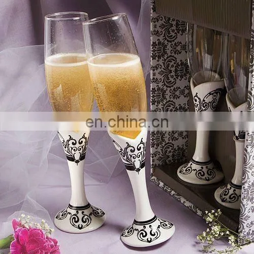 wedding guest book/ Pen/ Cake Knift/ Sever/ Toasting Flutes Set decoration favors gifts