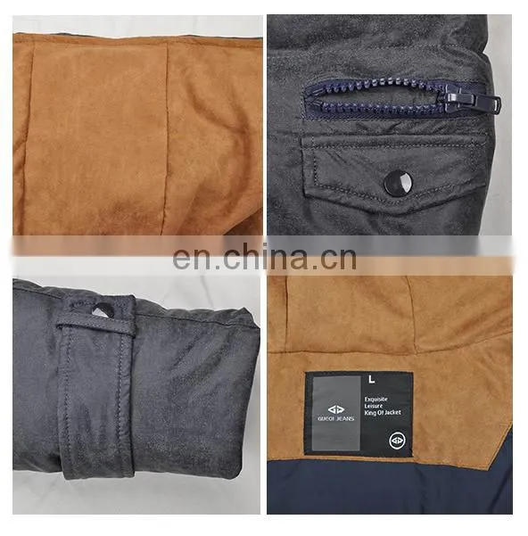 brocade polyester cotton brushing warm coat