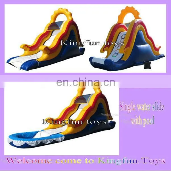 20H feet inflatable wet/dry slide