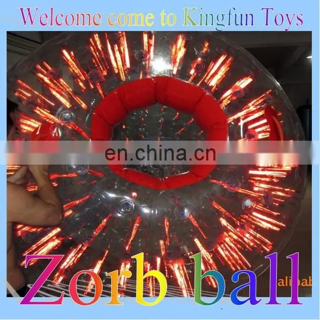 rolling zorb ball for air track games