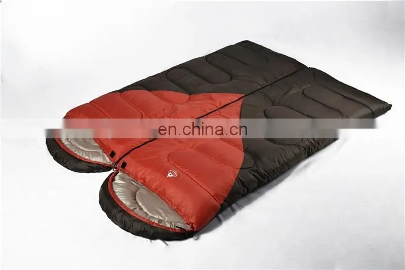 Outdoor products double camping envelope detachable cotton sleeping bag
