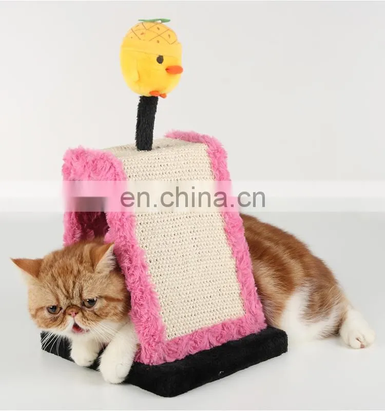 Watermelon Poult Slope Traning Scratching Post for Small Cats, Easy to Assemble