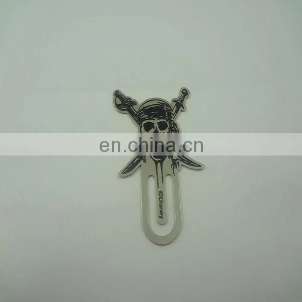 custom silver bird metal bookmark
