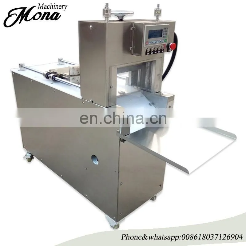 Best selling commercial stainless steel full automatic bacon slicer/cutting frozen meat machine for sale