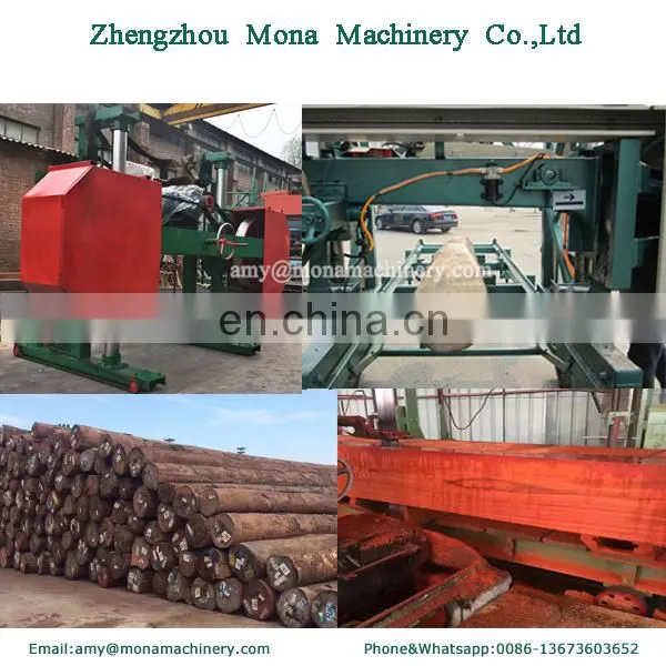 Gantry Horizontal band saw for cutting red wood teak wood