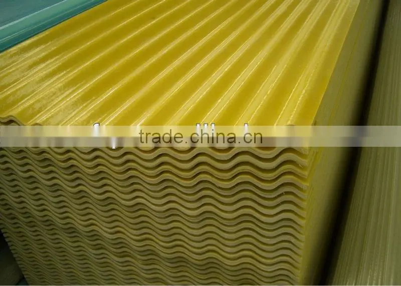 anti-corrosive frp skylight sheet with excellent color stability