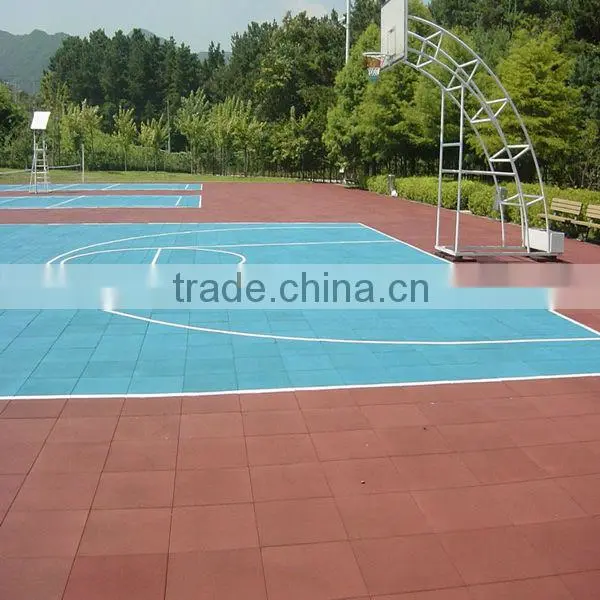 recycled flexible floor tile (EN1177,SGS,ASTM)