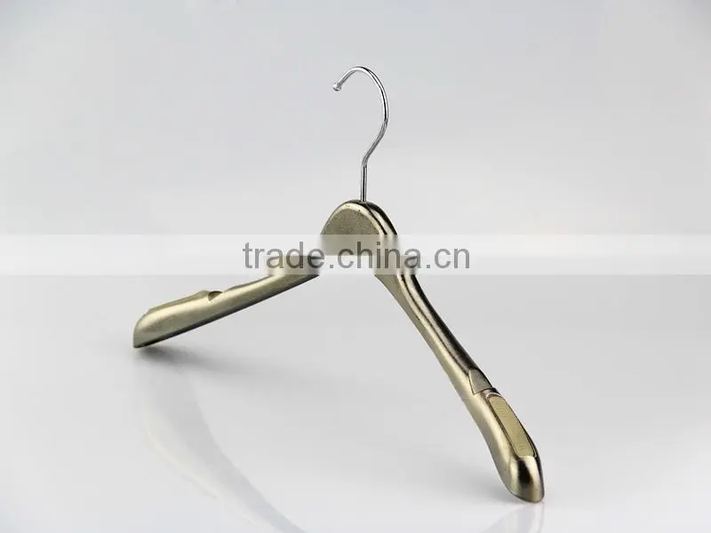 IMY-360 electric plating flocking hangers black top shiny hanger