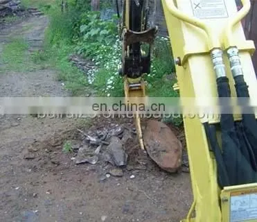 Excavator attachment, single tooth ripper for 20 ton excavator