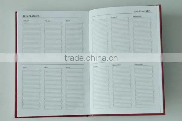 2014 daily hardcover notebook page a day Calendar Pad Pro